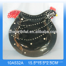 High Quality Ceramic Rooster Plate Wholesale